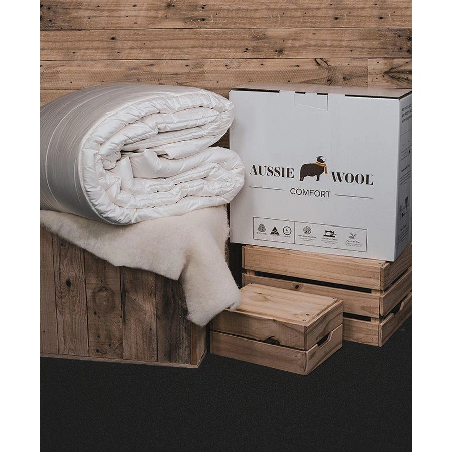 Cozy Aussie Wool Quilt Warmth and Comfort